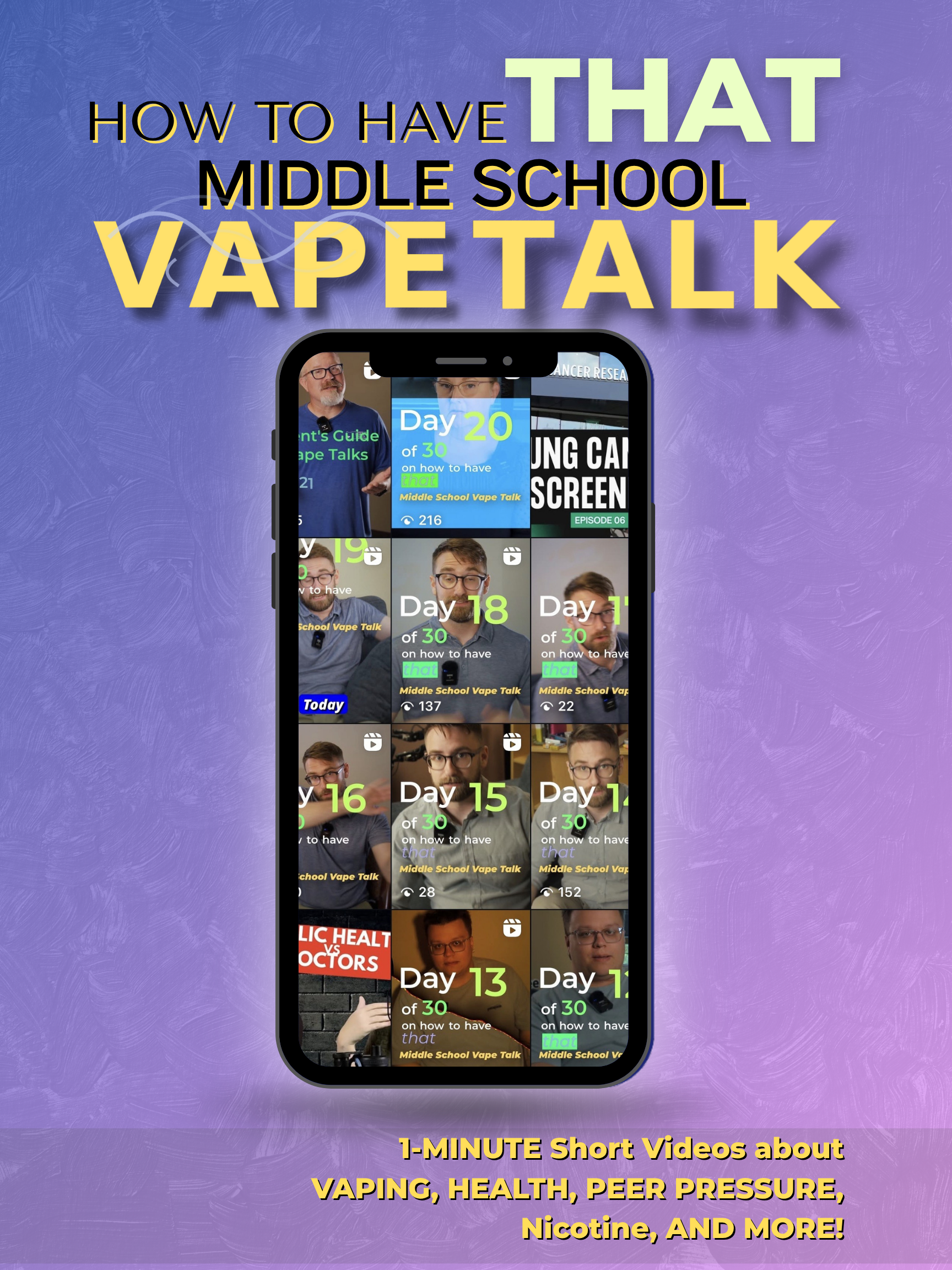 30-Day Vape Talk Poster